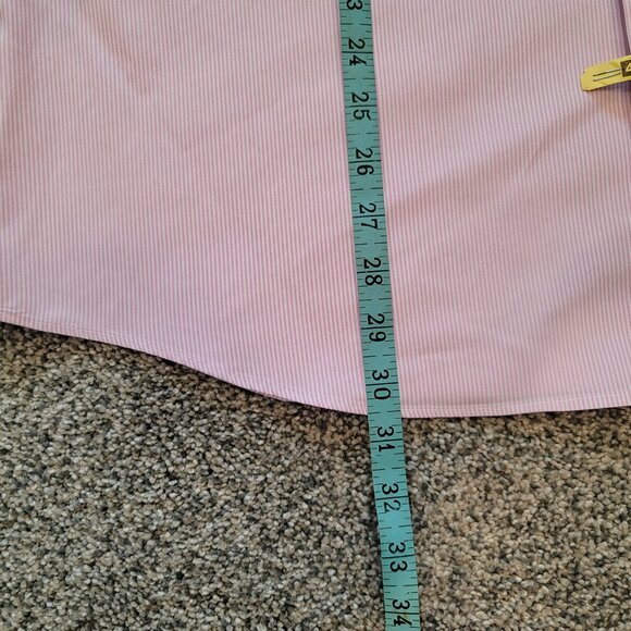 **Men's Untuckit Pink white Pinstripe Button down Shirt XX- Large, Nice *** - Picture 7 of 11